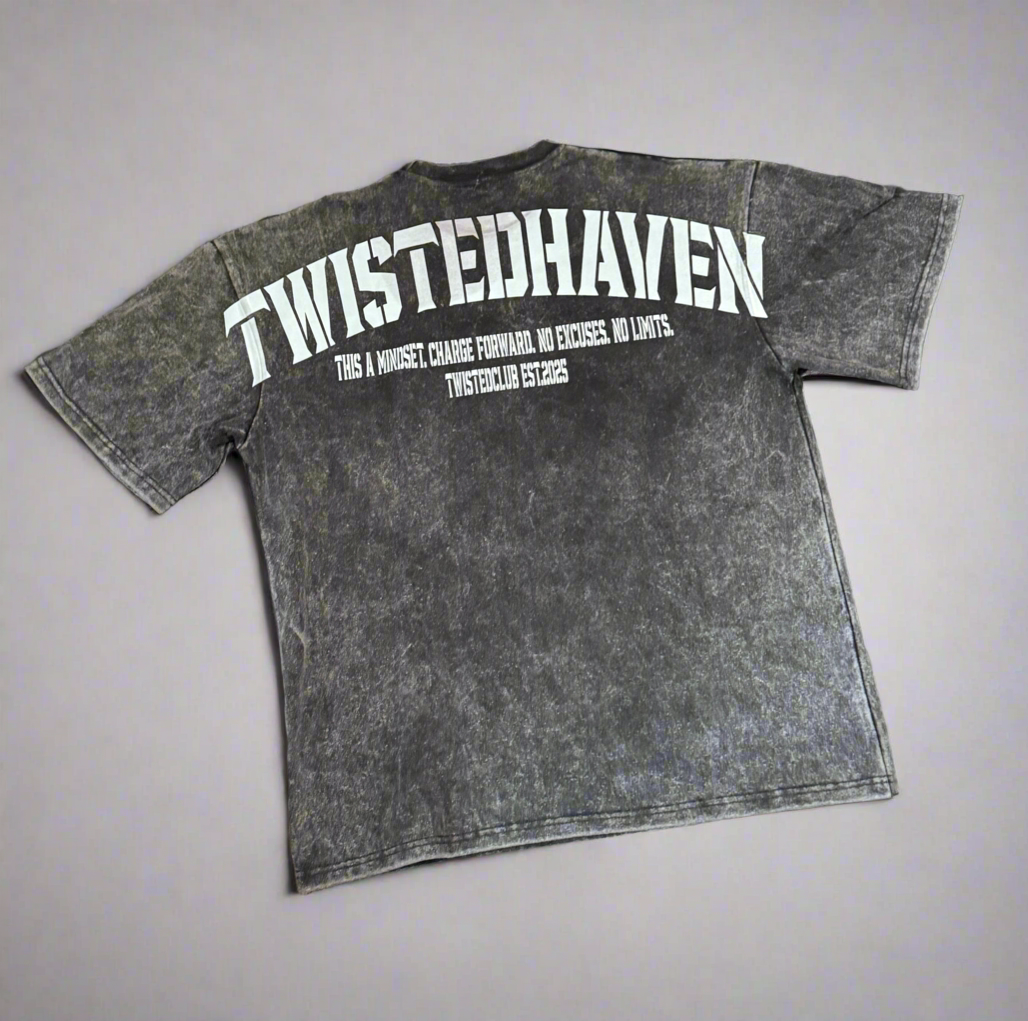 Twistedclub Oversized Tee (Acid washed)